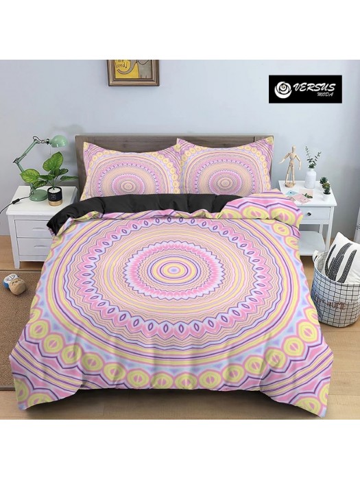 Set Copri Piumone Federe Copripiumino Etnico Mandala Duvet Cover BED0114